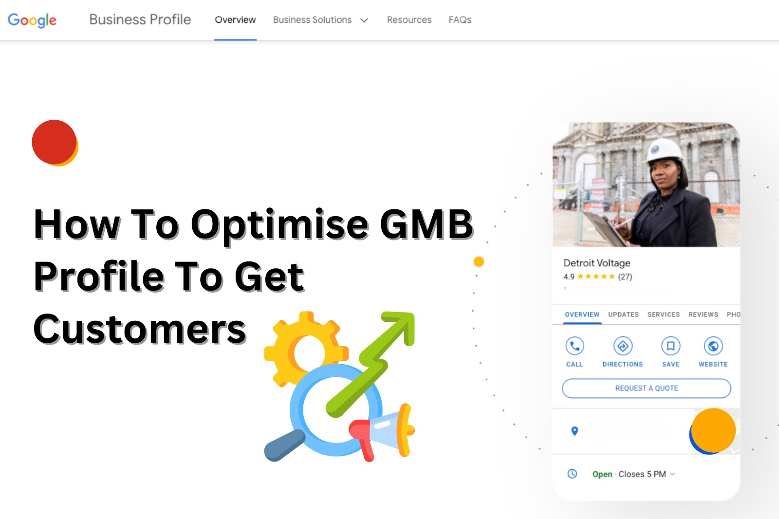 how to optimize google my business profile